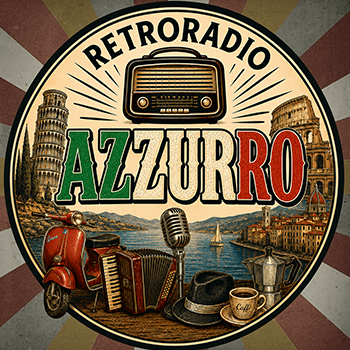 Retro radio Azzurro